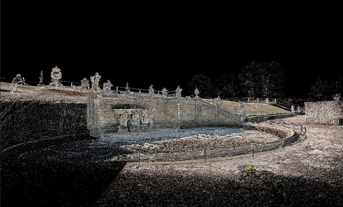 Belvedere Fountain, Vienna — 3D Gaussian Splatting capture preview